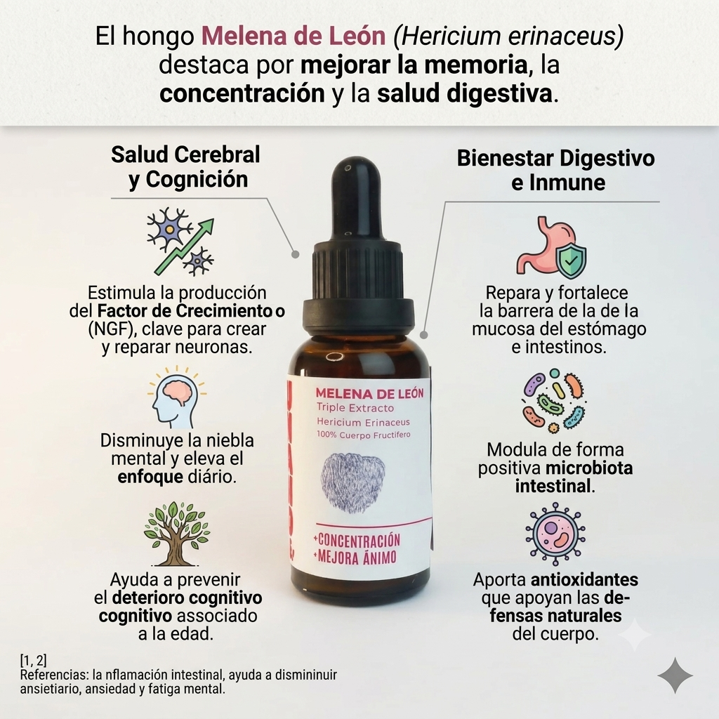 Melena de León Gotero 30 ml - Buen Camino Life